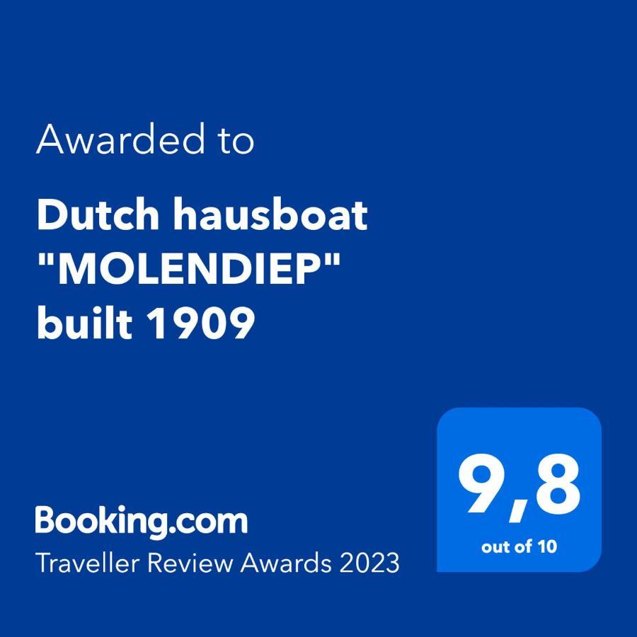 Dutch Hausboat "Molendiep" Built 1909 Mosty Ngoại thất bức ảnh